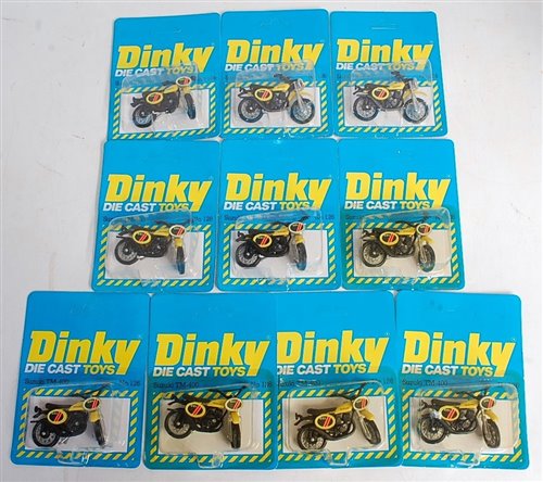 Lot 1933 - A Dinky Toys trade box of No.126 Suzuki TM-400...