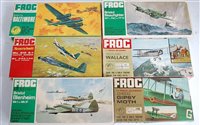 Lot 1527 - Seven boxed Frog 1/72 scale plastic aircraft...
