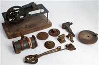 Lot 22 - A collection of steam engine modelling parts...