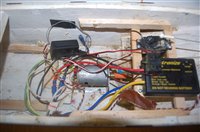 Lot 55 - Radio controlled coaster, wood hull, single...