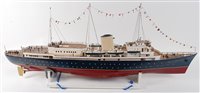 Lot 56 - Detailed model of The Royal Yacht 'Britannia',...