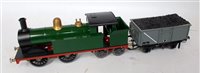 Lot 501 - Gauge 1 0-4-0 tank loco by Dee with can motor...