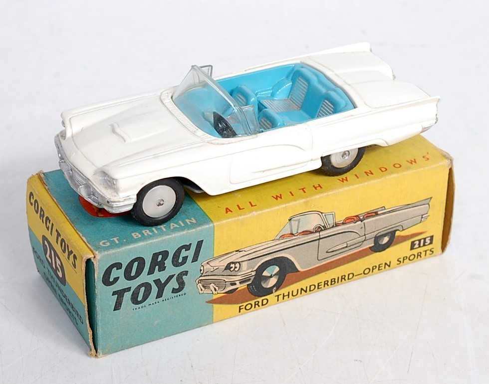 Lot 1604 - A Corgi Toys 215 Ford Thunderbird open