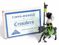 Lot 1361 - Timpo, KN67 mounted crusader, lead,...