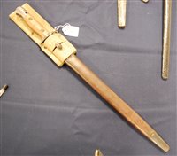 Lot 30 - A British 1907 pattern bayonet, the 43cm...