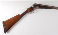 Lot 442 - A 12 bore side by side boxlock ejector gun, No....