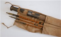 Lot 451 - A Hardy's of Alnwick 10' 3 piece split cane...