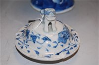 Lot 2 - A Chinese export blue and white vase, of...