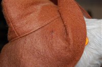 Lot 28 - A Paddington Bear soft toy, in brown felt hat,...