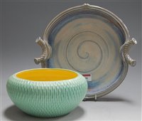 Lot 36 - Will Illsley (b.1948) - A studio pottery dish...