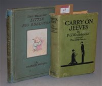 Lot 47 - P.G. Wodehouse - Carry on Jeeves, 1925 first...