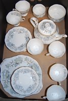 Lot 74 - A Royal Albert part tea service in the Silver...