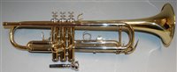 Lot 113 - A John Packer brass trumpet, No. TR00271, in...