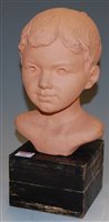 Lot 141 - An early 20th century terracotta head and...