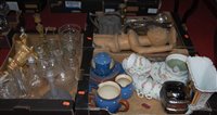 Lot 159 - Three boxes of miscellaneous items, to include...
