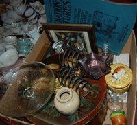 Lot 173 - A box of miscellaneous items, to include...