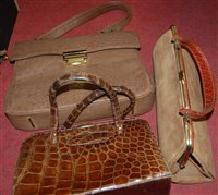 Lot 175 - A collection of assorted lady's handbags, to...