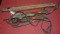 Lot 181 - A pair of Victorian ice skates