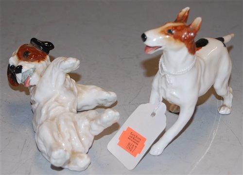 Lot 191 - A Royal Doulton figure of a terrier, in...