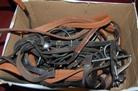 Lot 271 - A small collection of assorted horse tack to...
