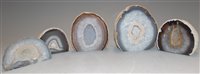 Lot 274 - A collection of five polished agates