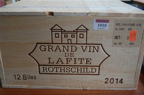 Lot 1010 - Château Lafite Rothschild 2014 Pauillac,...