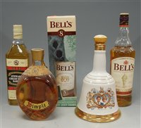 Lot 1304 - Bell's Scotch Whisky, one litre, 40%, one...