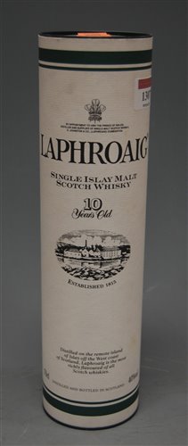 Lot 1307 - Laphroaig 10 year old single Islay malt Scotch...