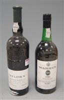 Lot 1261 - Warre's 1984 bottle matured LBV Port, one...