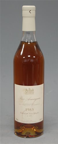 Lot 1316 - Bas Armagnac 1983, bottled for the Earl of...