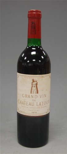 Lot 1025 - Château Latour 1979 Pauillac, one bottle