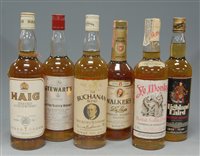 Lot 1318 - Walker's Deluxe straight Bourbon Whisky, 75cl,...