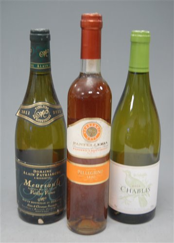 Lot 1177 - La Colombe 2012 Chablis, four bottles;...
