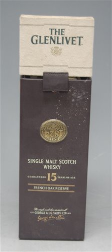 Lot 1320 - The Glenlivet single malt Scotch Whisky,...