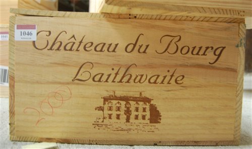 Lot 1046 - Château du Bourg Laithwaite 2000 Bordeaux,...