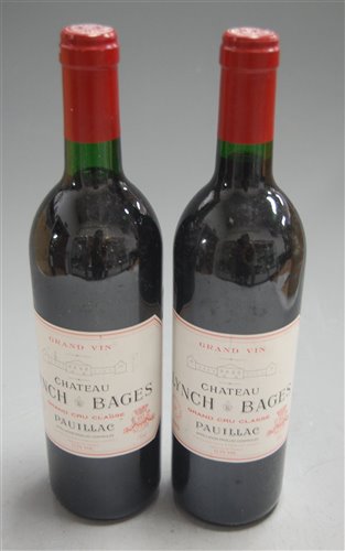 Lot 1048 - Château Lynch-Bages 1989 Pauillac, two bottles
