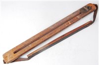 Lot 435 - An early 20th century pine game carrier, the...