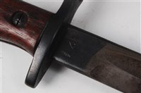 Lot 166 - A 1913 pattern bayonet, having a 43cm single...