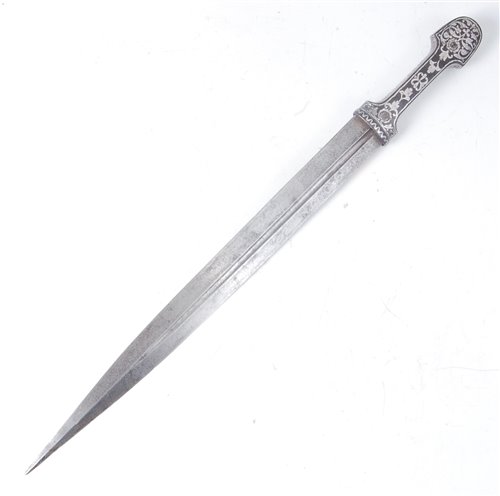 Lot 169 - An Indo-Persian dagger, having a 35cm double...