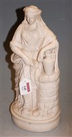 Lot 145 - A Victorian parian figure of a lady in...