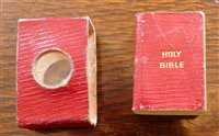 Lot 2047 - Miniature Book, The Holy Bible, David Bryce,...