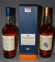 Lot 1322 - Talisker aged 10 years single malt Scotch...