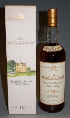 Lot 1340 - The Macallan 12 years old single Highland malt...