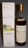 Lot 1340 - The Macallan 12 years old single Highland malt...