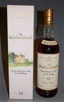 Lot 1341 - The Macallan 12 years old single Highland malt...