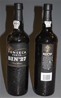 Lot 1274 - Fonseca Bin No.27 Fine Reserve Port, six bottles