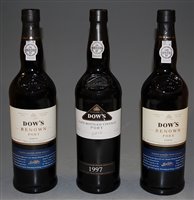 Lot 1277 - Dow's LBV Port 1997, two bottles; Dow's LBV...