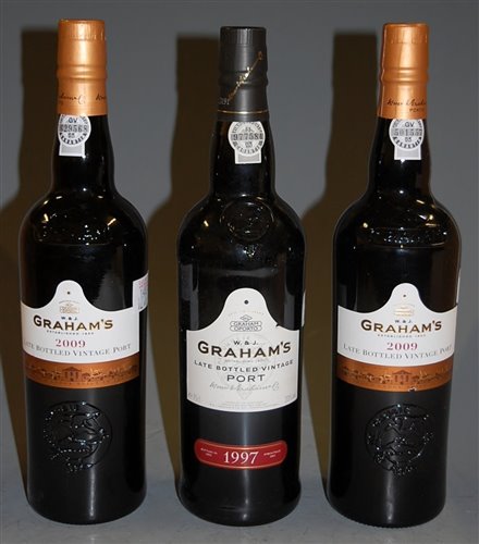 Lot 1278 - Graham's LBV Port 1997, one bottle; and two...