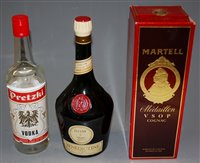 Lot 1411 - Martell Medaillon VSOP cognac, one bottle in...