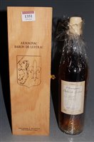 Lot 1351 - Baron de Lustrac Armagnac 1964, 70cl, 40%, OWC